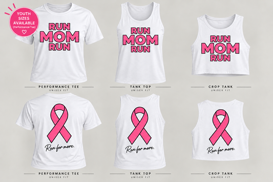 Run Mom Run Pink Ribbon Collection