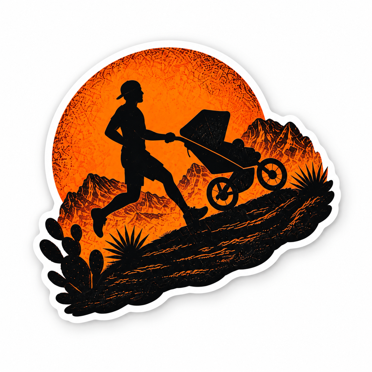 Run Dad Run Sticker Pack