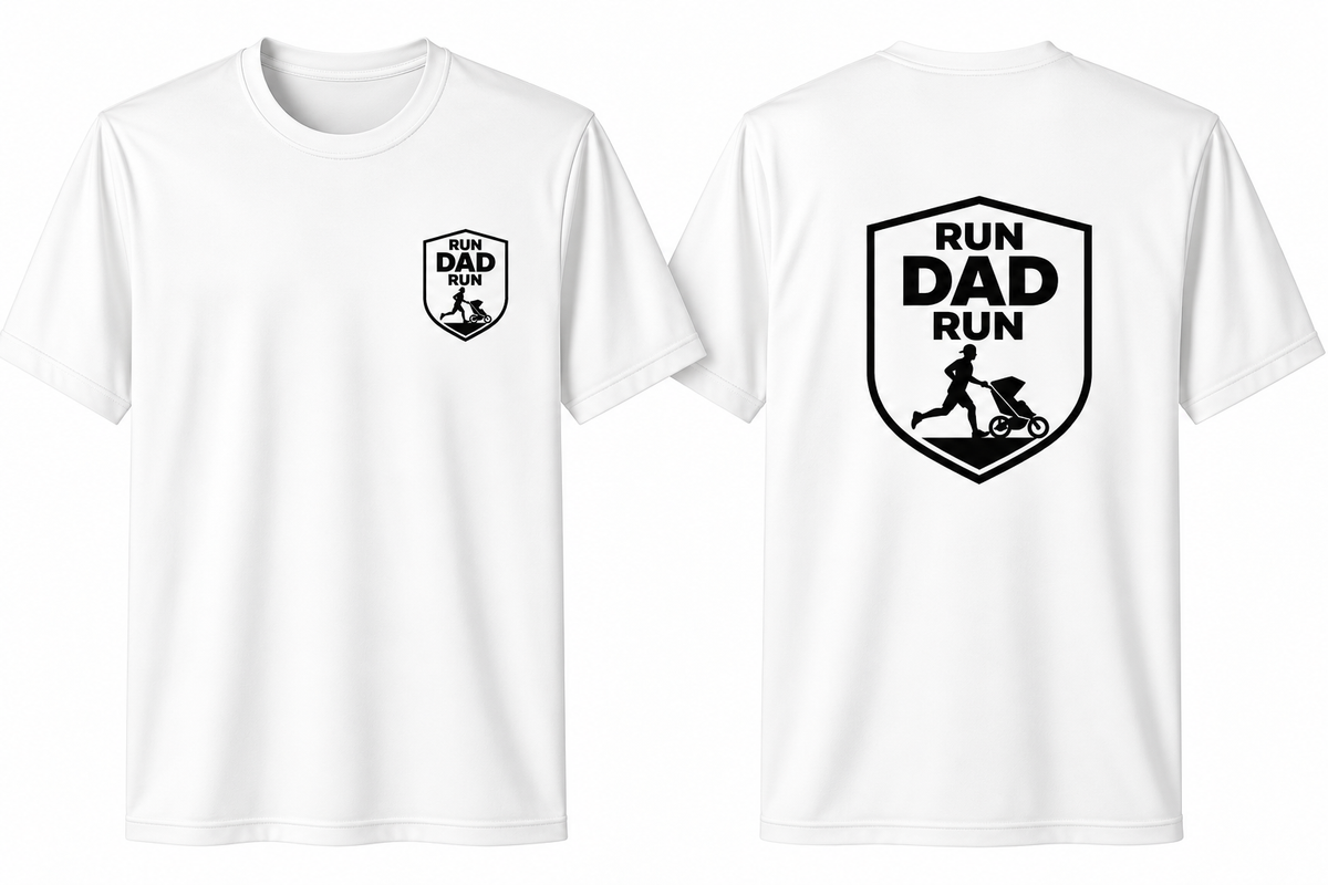 Classic Stroller Series Performance Tee | Run Dad Run & Run Mom Run